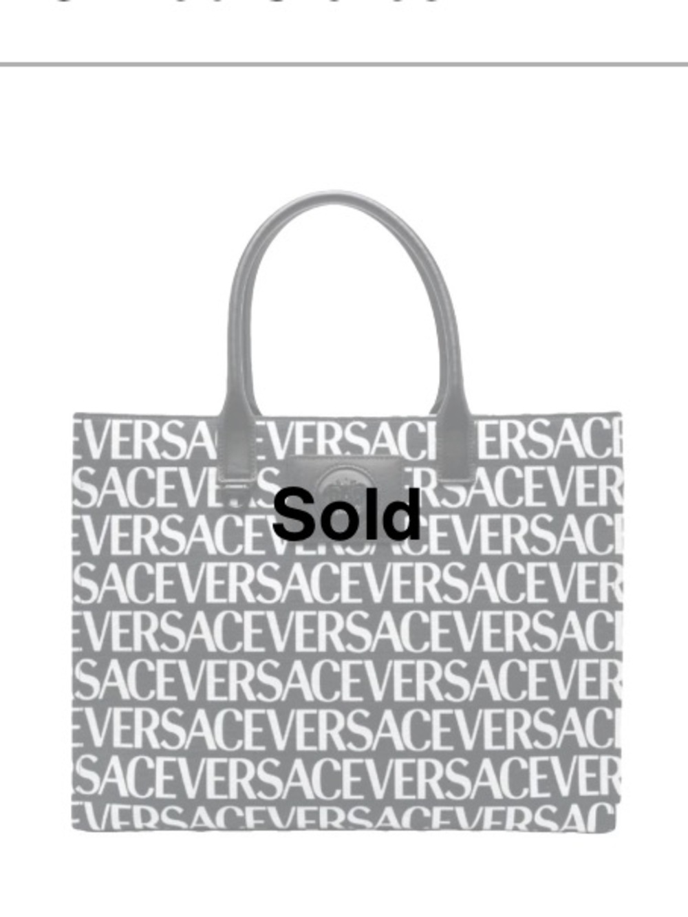 Versace La Medusa canvas tote large